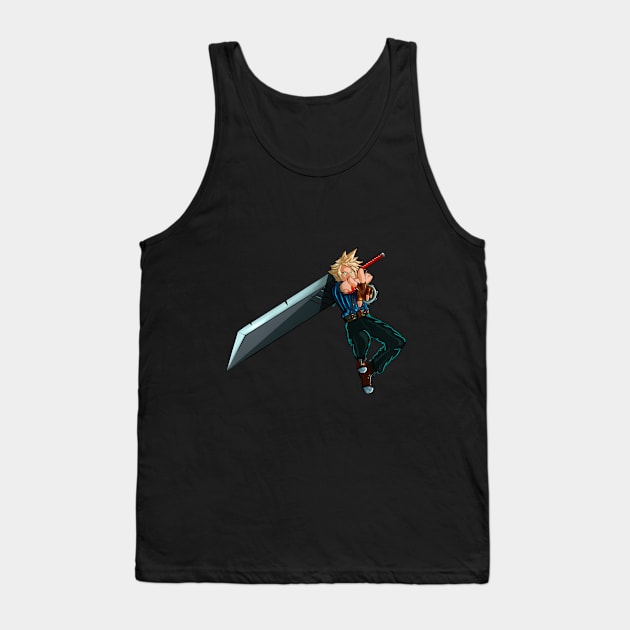 Spikey Boy Tank Top by Oranartstudio 